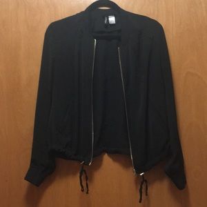 H&M Black Bomber Jacket